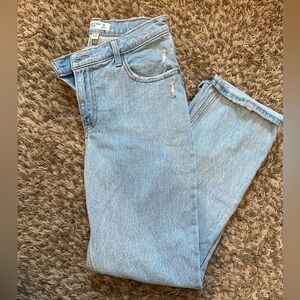 Abercrombie 90s straight ultra high rise size 25, curve love